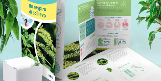 Campagna Ambrosia Parietaria Alk | Grafica & Impaginazione | D2C srl | Al tuo cliente, direttamente