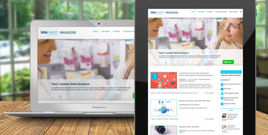 Sito IMS Health Magazine | Design & Sviluppo Web | D2C srl Web Agency Milano | Al tuo cliente, direttamente