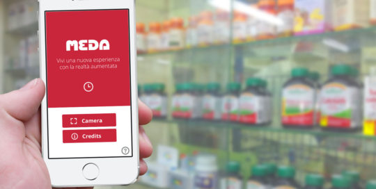 App Realtà Aumentata Meda Pharma | App | D2C srl Web Agency Milano | Al tuo cliente, direttamente