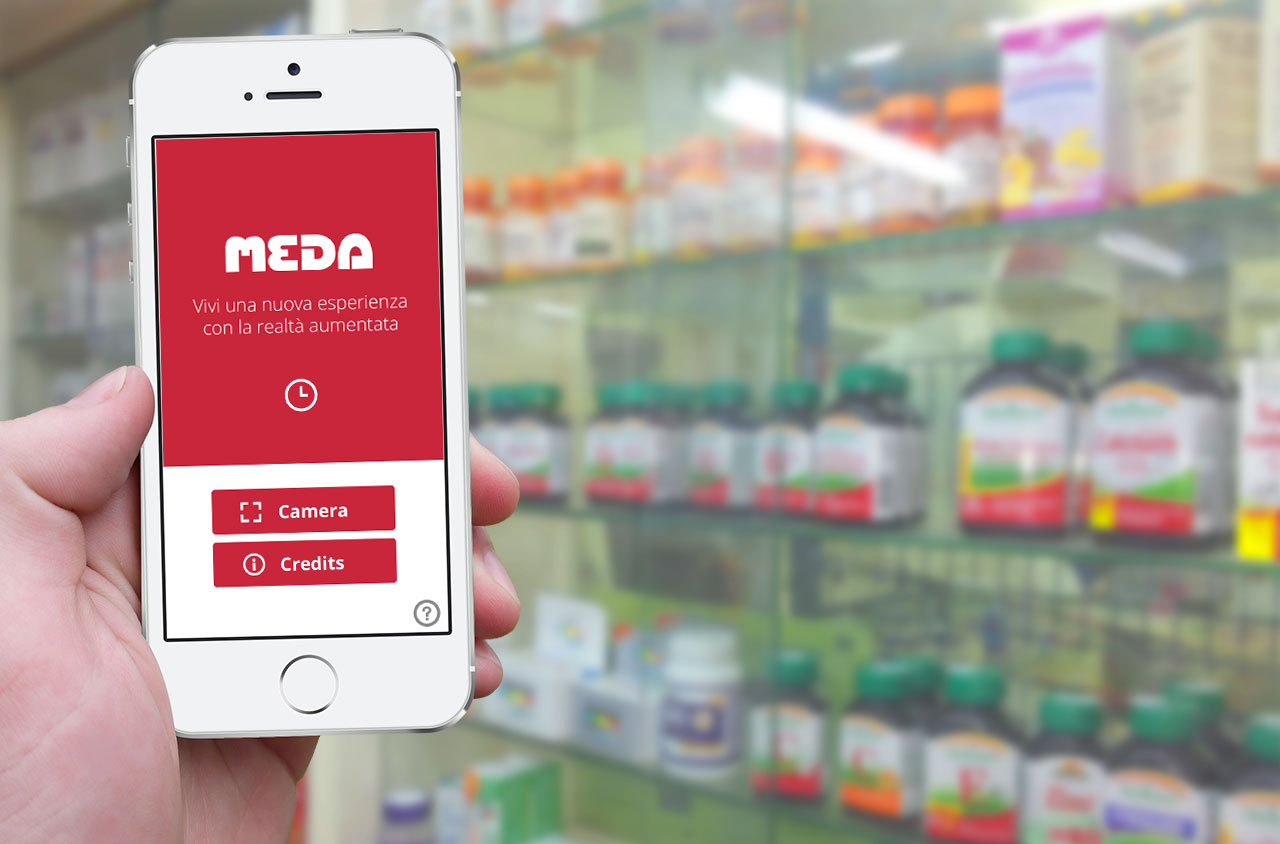 App Realtà Aumentata Meda Pharma | App | D2C srl Web Agency Milano | Al tuo cliente, direttamente