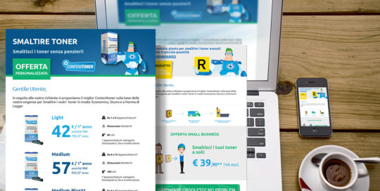 Newsletter Smaltire Toner | Newsletter | Adv Web | D2C srl | Al tuo cliente, direttamente