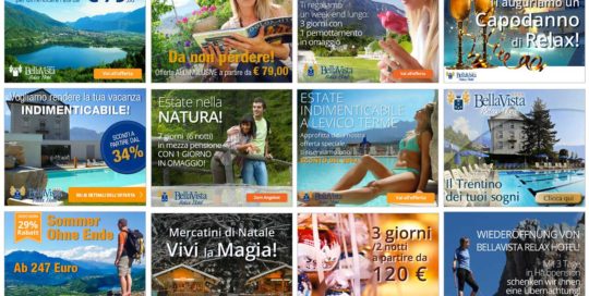 Banner Google BellaVista Relax Hotel | PPC | Adv Web | Al tuo cliente, direttamente
