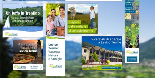 Banner Google Visit Levico Terme | PPC | Adv Web | Al tuo cliente, direttamente